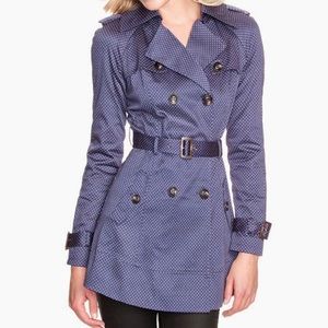 Guess Belted Trench Coat - Polka Dot